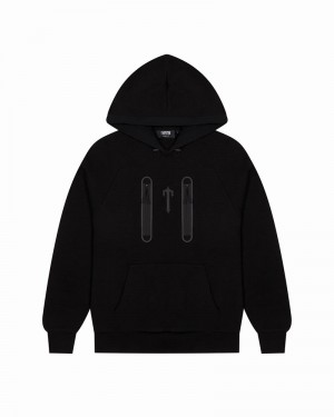 Bluza z Kapturem Męskie Trapstar Irongate T Trap Fleece Czarne | QZGWHO-451