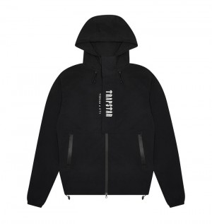 Kurtki Męskie Trapstar Decoded Windbreaker Czarne Białe | RPVEQN-659