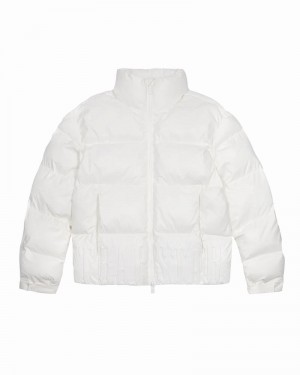 Kurtki Męskie Trapstar Irongate Embossed Puffer Białe | SUXINA-136