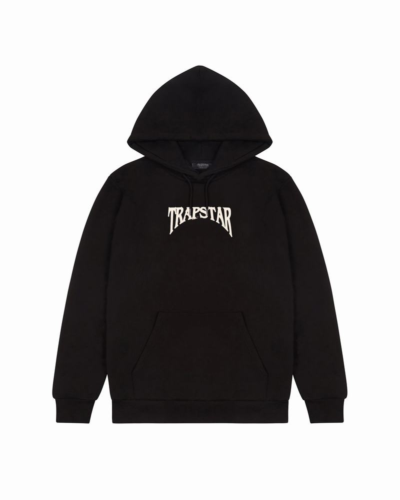 Bluza z Kapturem Męskie Trapstar Panthera Czarne | HWDORP-890