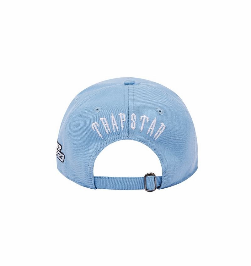 Czapki Męskie Trapstar Irongate T Summer Series Strapback Niebieskie | BIZACQ-873