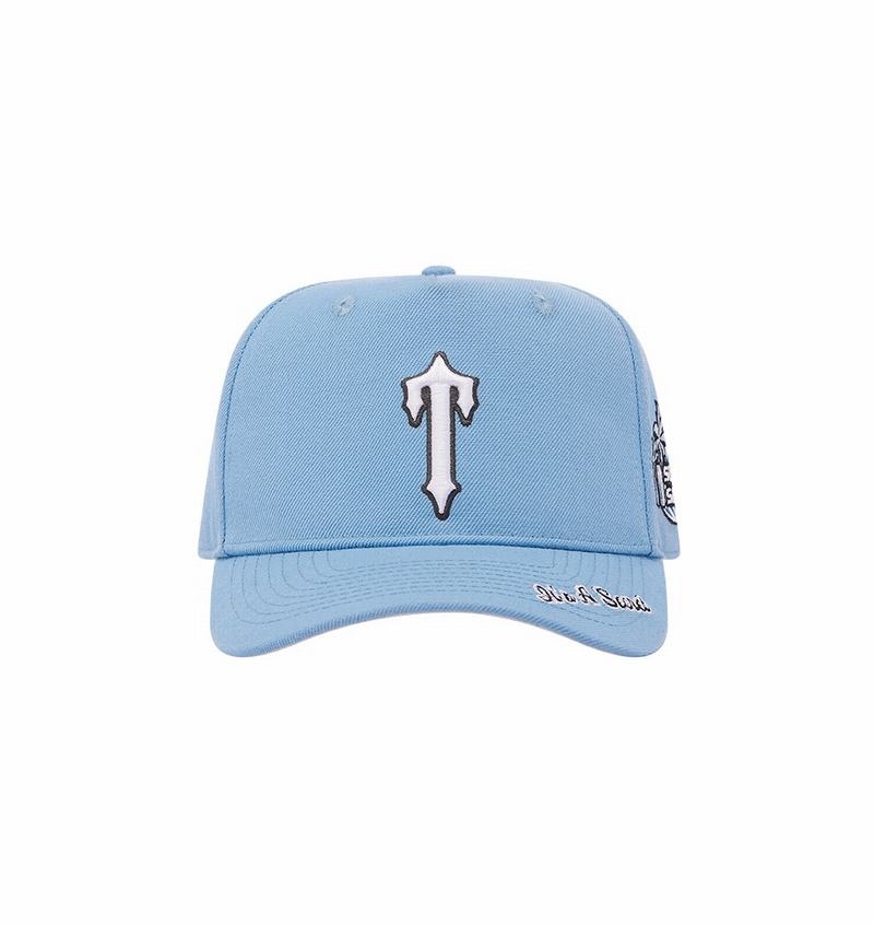 Czapki Męskie Trapstar Irongate T Summer Series Strapback Niebieskie | BIZACQ-873