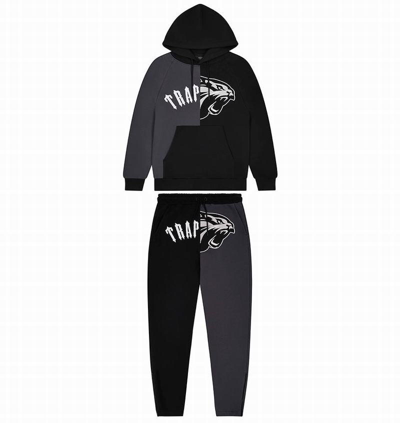 Dresy Męskie Trapstar Arch Shooters Hoodie Czarne | NIXFBU-196