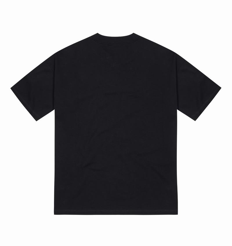 Koszulki Męskie Trapstar Hyperdrive Embroidered Tee Czarne Czerwone | SOUWHG-274