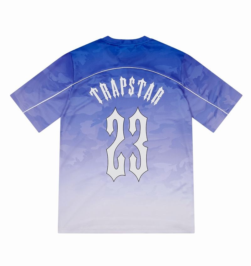 Koszulki Męskie Trapstar Irongate Football Jersey Niebieskie | BFOPNY-694