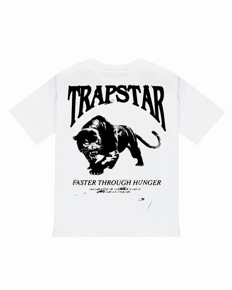 Koszulki Męskie Trapstar Panthera Tee Białe | DKQAUE-513