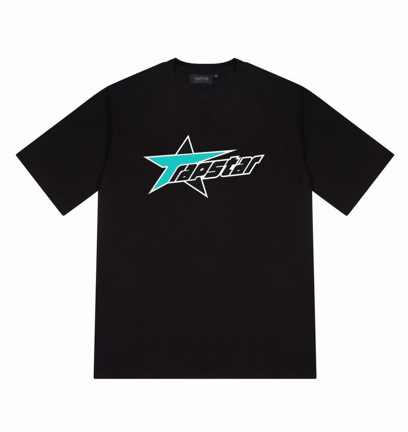 Koszulki Męskie Trapstar Rockstar Tee Czarne | DCXBMI-926