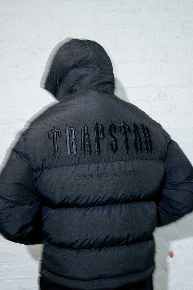 Kurtki Męskie Trapstar Decoded Zakapturzony Puffer 2.0 Czarne | NJUGVZ-215