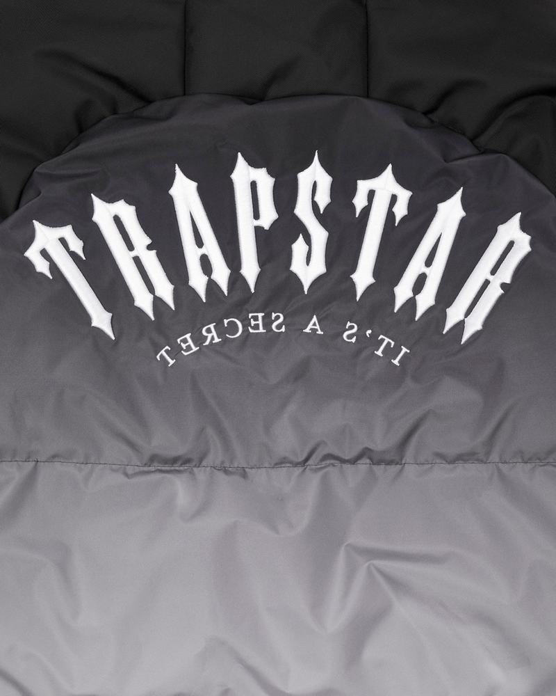 Kurtki Męskie Trapstar Irongate Arch Puffer AW23 Czarne | WACUBM-813