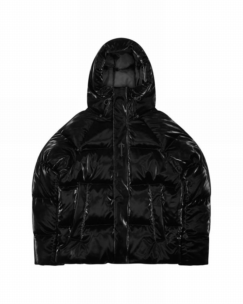 Kurtki Męskie Trapstar Irongate Arch Puffer AW23 Czarne | VDYFBL-103