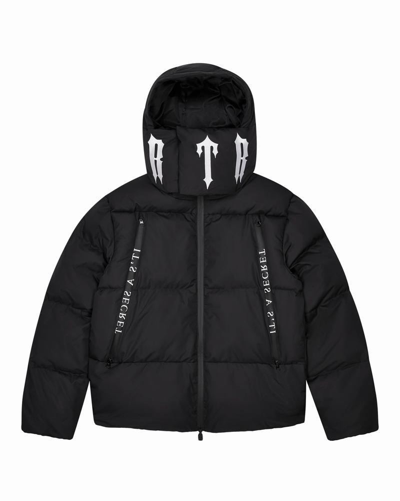 Kurtki Męskie Trapstar Irongate Collar Puffer Czarne | ZARNTU-906