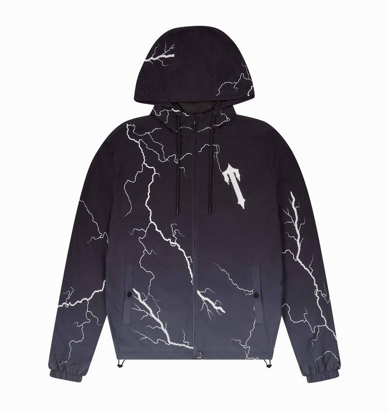 Kurtki Męskie Trapstar Irongate T Windbreaker Czarne | XZWJCE-906