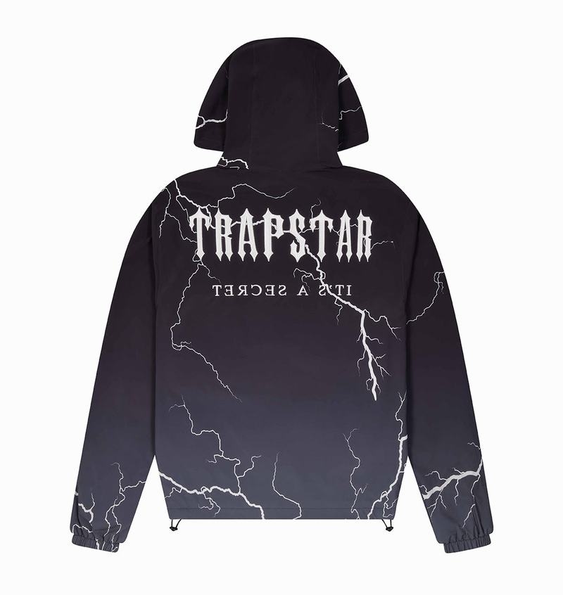 Kurtki Męskie Trapstar Irongate T Windbreaker Czarne | XZWJCE-906