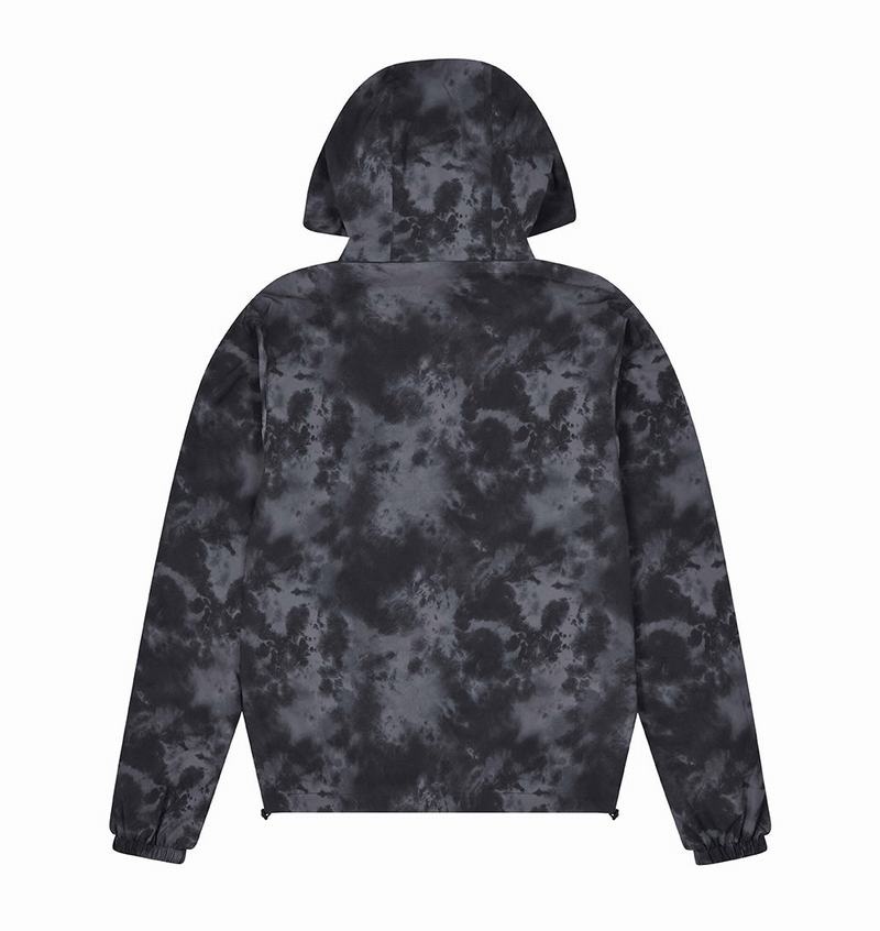 Kurtki Męskie Trapstar Pigment Irongate Windbreaker Czarne | UXASLQ-639