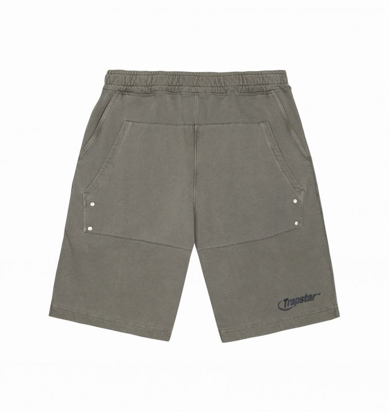 Spodenki Męskie Trapstar Hyperdrive Reinforced Rivet Khaki | MGBIYO-261