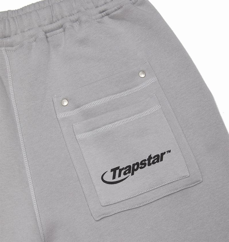 Spodnie Męskie Trapstar Hyperdrive Reinforced Rivet Joggers Szare | BOINRK-630