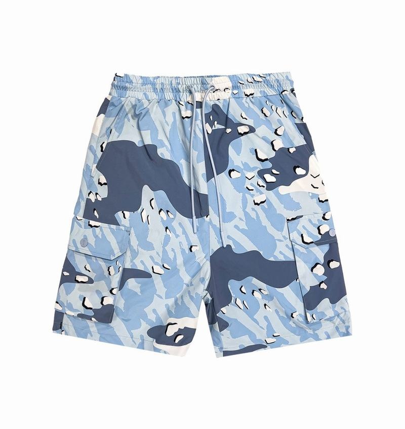 Zestawy Męskie Trapstar Decoded Camo Shorts Niebieskie Camo | LCNDGM-869