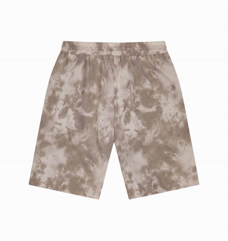 Zestawy Męskie Trapstar Pigment Irongate Shorts Kawa | SYTRCN-298